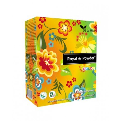 Стиральный порошок для цветных вещей Royal Powder Color DeLaMark 1кг