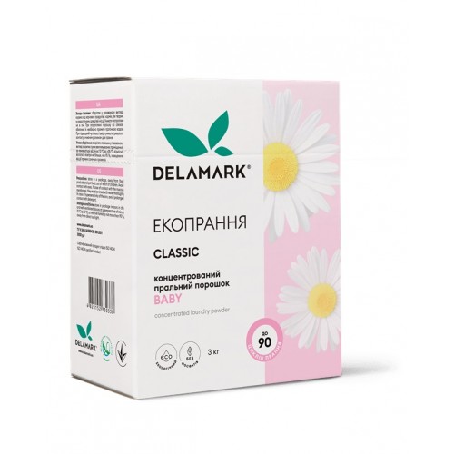 Стиральный порошок DeLaMark Baby, 3 кг