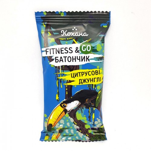 Fitness&Go Батончик Цитрусовые джунгли  Кохана 40г