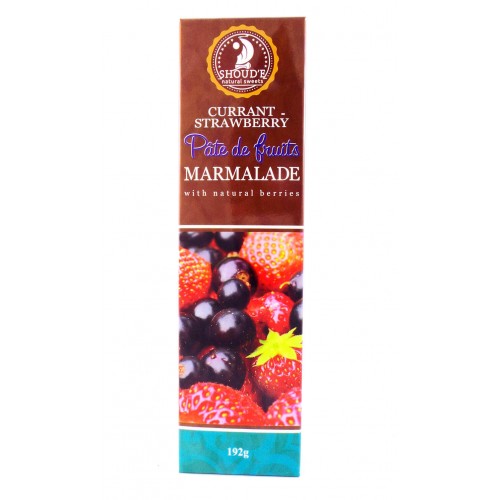 Мармелад Pate de fruits Currunt-strawberry Смородина-клубника Shoud`e 192г