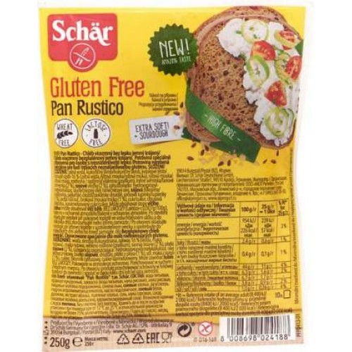 Хлеб многозерновой Pan Rustico Schar 250г