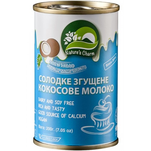 Згущене кокосове молоко Nature's Charm 200г