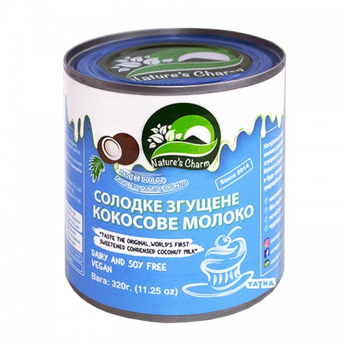 Згущене кокосове молоко Nature's Charm 320г
