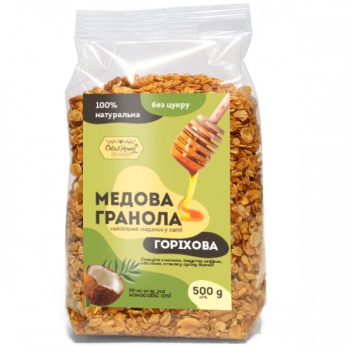 Гранола медовая Ореховая  Oats&Honey 500г