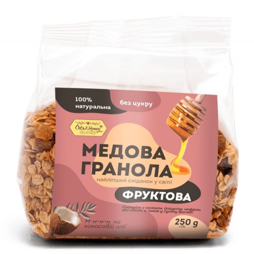 Гранола медовая Фруктовая  Oats&Honey 250г