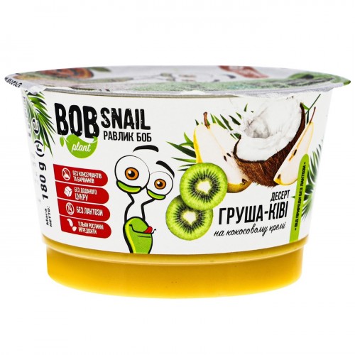 Десерт Груша-Киви на кокосовом креме  Bob Snail - Равлик Боб 180г