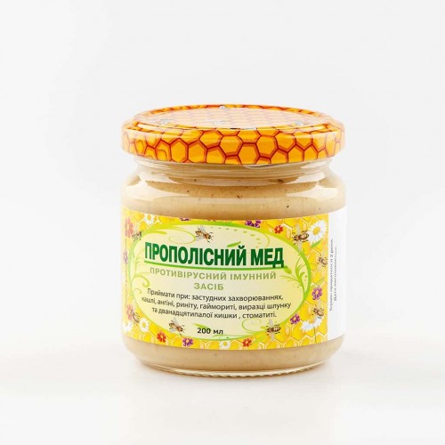 Прополисный мед  200мл Health Honey