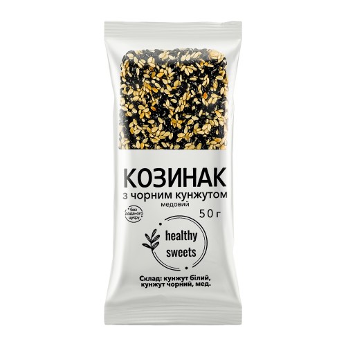 Козинак с черным кунжутом Healthy Sweets 50г
