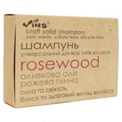 Шампунь твердый универсальный  ROSEWOOD TM Vins 85г