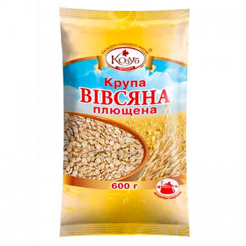 Крупа вівсяна плющена 600г
