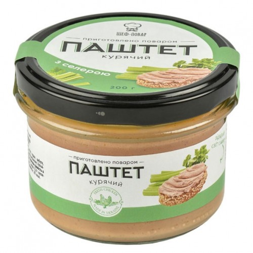 Паштет  куриный с сельдереем Шеф-повар 200 г