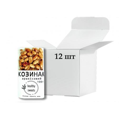 Козинаки арахисовые на меду Healthy Sweets 100г Бокс 12шт