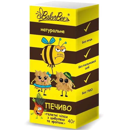 Печенье BekerBee с луком и укропом 40 г.