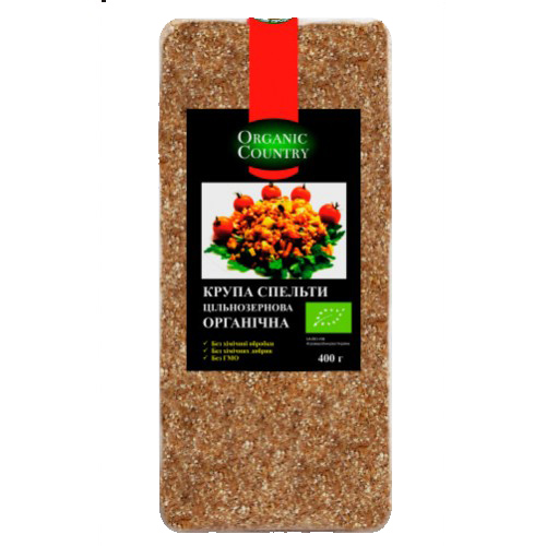 Крупа  Спельти цільноз орг 400гOrganic Country