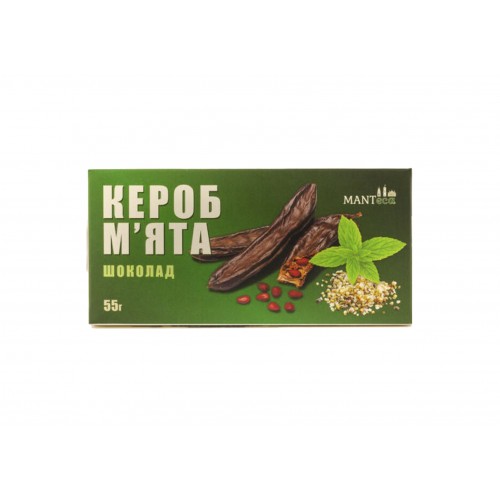 Шоколад с керобом  Мята Manteca 55г