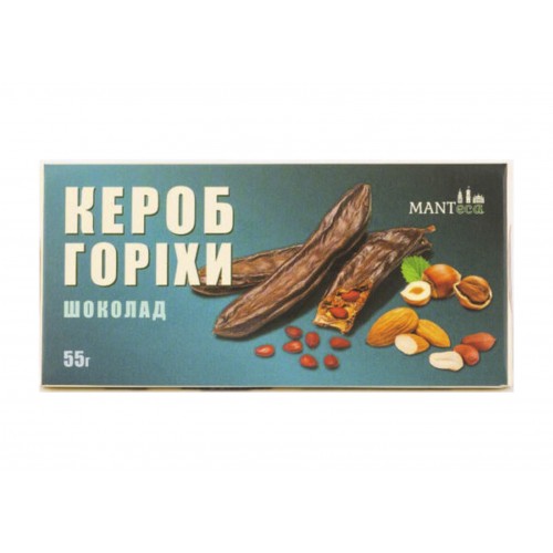 Шоколад с керобом Орехи Manteca 55г
