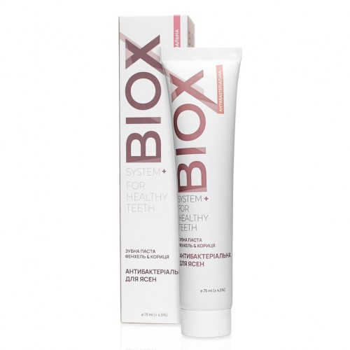 BIOX зубная паста фенхель , корица