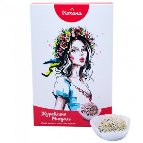 Цукерки журавлина та мигдаль 120г