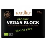 Масло веган Naturli органик блок 200г