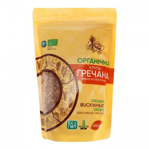 Крупа гречана ядриця швидкорозчинна  500г Galeks Agro