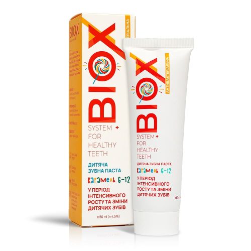 Зубная паста для детей BIOX 50мл