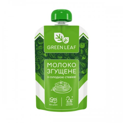 Молоко сгущенное со стевией 90г Green Leaf