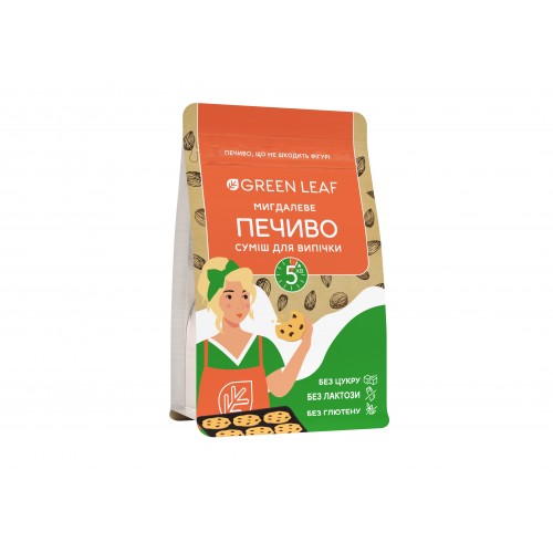 Смесь для выпечки Миндальное печенье 300г Green Leaf