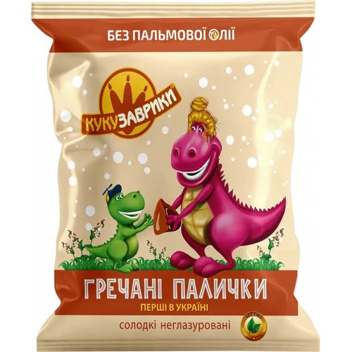 Палочки гречневые Кукузаврики Экород 50г