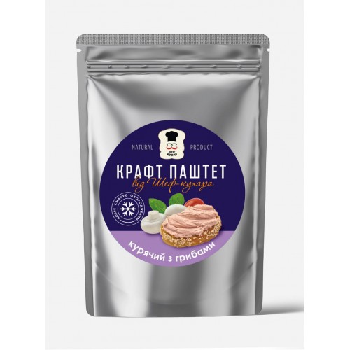 Паштет  куриный с грибами Шеф-повар 100 г