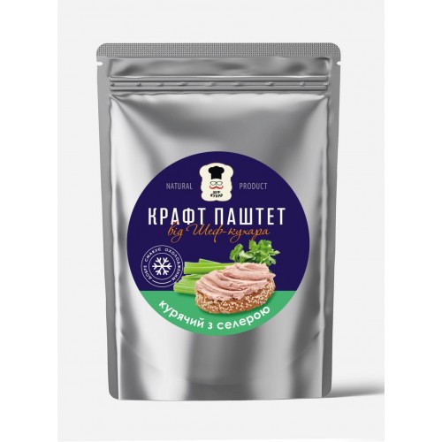 Паштет  куриный с сельдереем  Шеф-повар 100 г