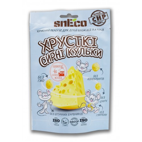 Сыр сушеный BLUE для детей 28г SNECO