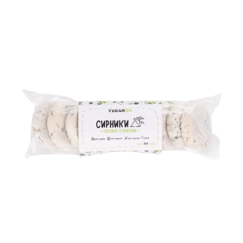 Сырники Соленые с укропом 300г VeganGo