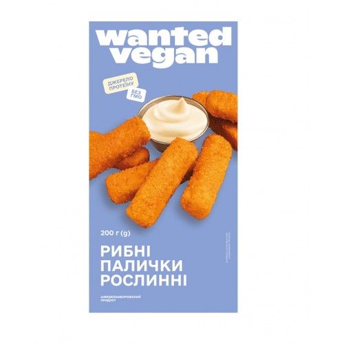 Рыбные палочки 200г Wanted Vegan