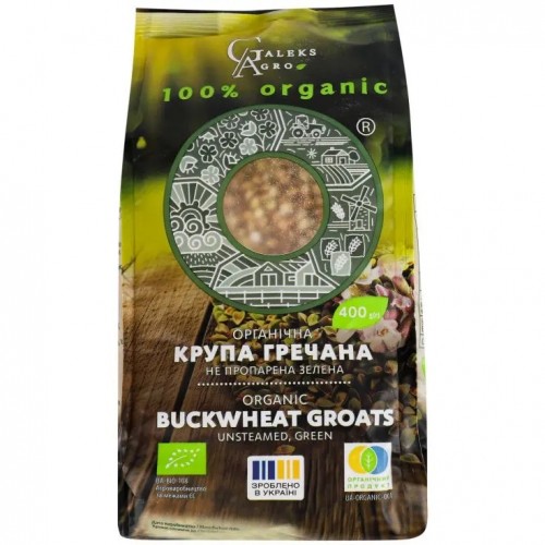 Крупа гречневая зеленая 400 Galeks Agro