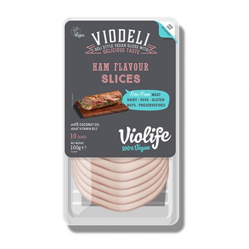 Слайсы веганские растительные вкус ветчина Violife, 100г