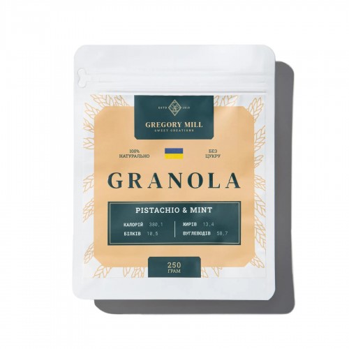 Гранола Фисташка и Мята 250г Gregory Mill