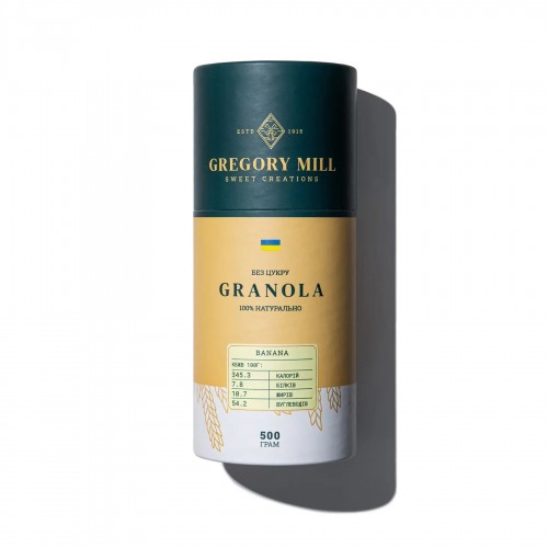 Гранола Банан  500г Gregory Mill