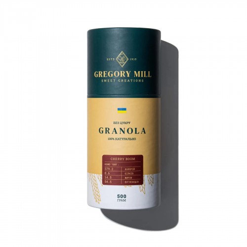 Гранола Вишневый Бум 500г Gregory Mill