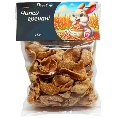 Чипсы гречневые 75г Viand