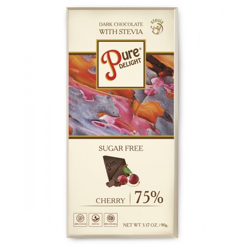 Шоколад черный Pure Delight с вишней и ацеролой, 90 г