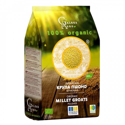 Крупа пшоно органічна 800гGaleks Agro