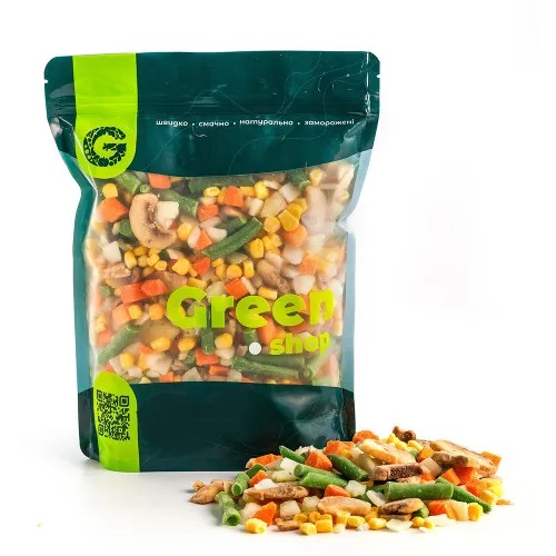 Лобио с грибами смесь 500г GREEN shop