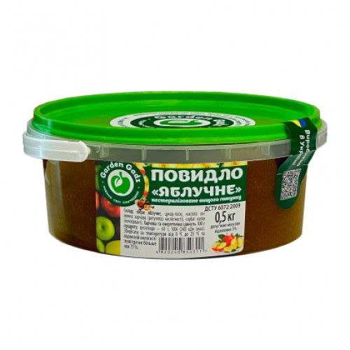 Повидло яблочное 0,5л Garden Gadz