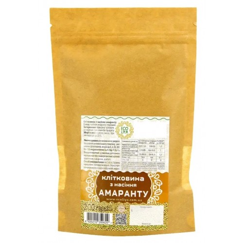Клетчатка из семян амаранта Эколия 200г