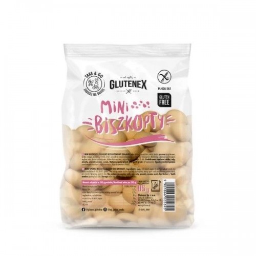 Печенье без глютена Glutenex бисквитное mini 85 г