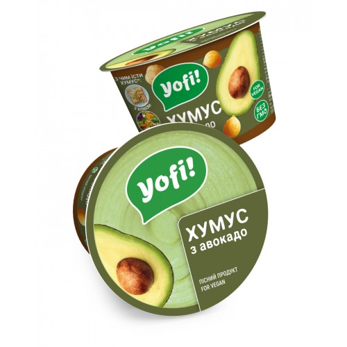 Хумус з авокадо ТМ Yofi 250г