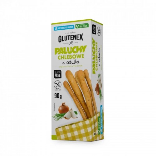 Хлебные палочки без глютена с луком Glutenex 90 г
