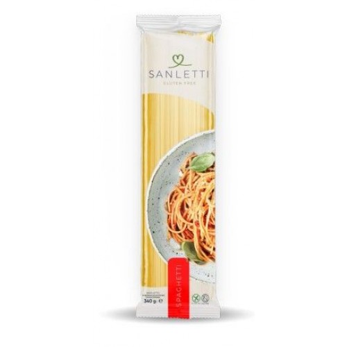 Макароны без глютена спагетти Spaghetti SANLETTI 340 г
