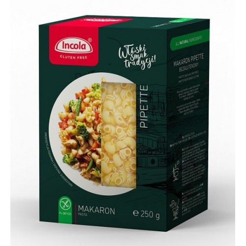 Макароны без глютена рожки Pipette INCOLA 250 г