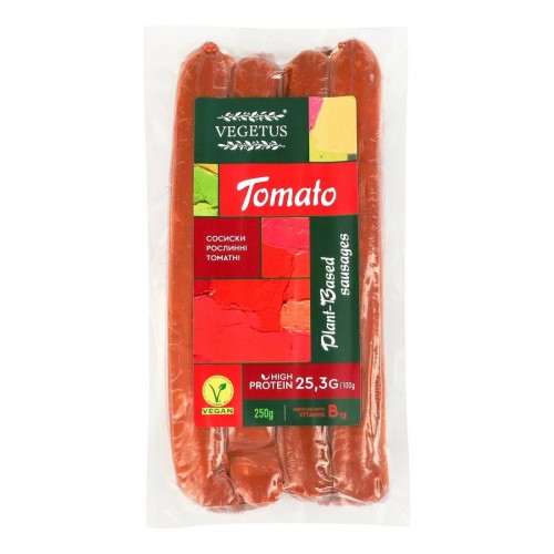 Сосиски рослинні Tomato Vegetus 250г